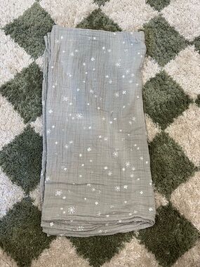 Little Unicorn Grey Starry Muslin Swaddle